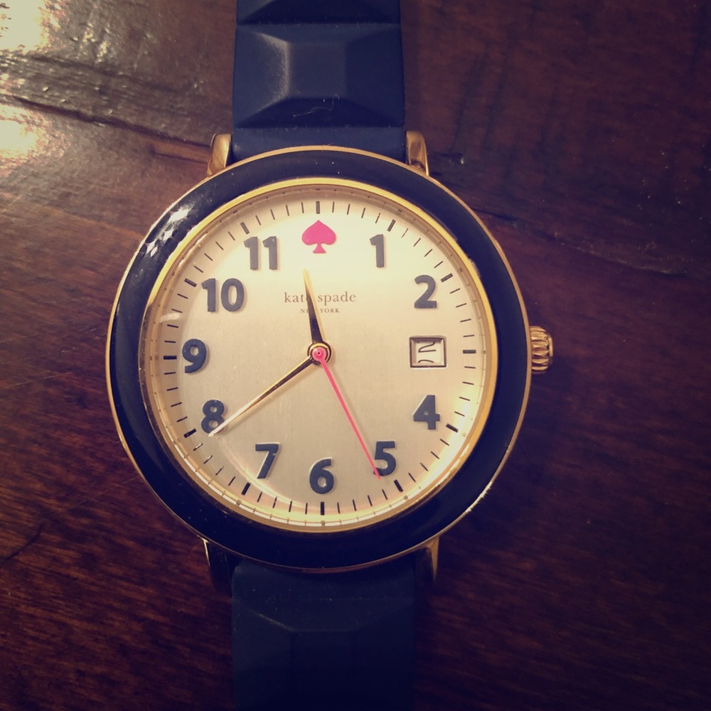 Kate Spade Navy Matte Silicone Watch